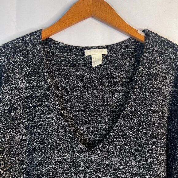 H&M Conscious Vneck Long Sleeve Slouchy Pullover Knit Sweater Size Large - Picture 3 of 8